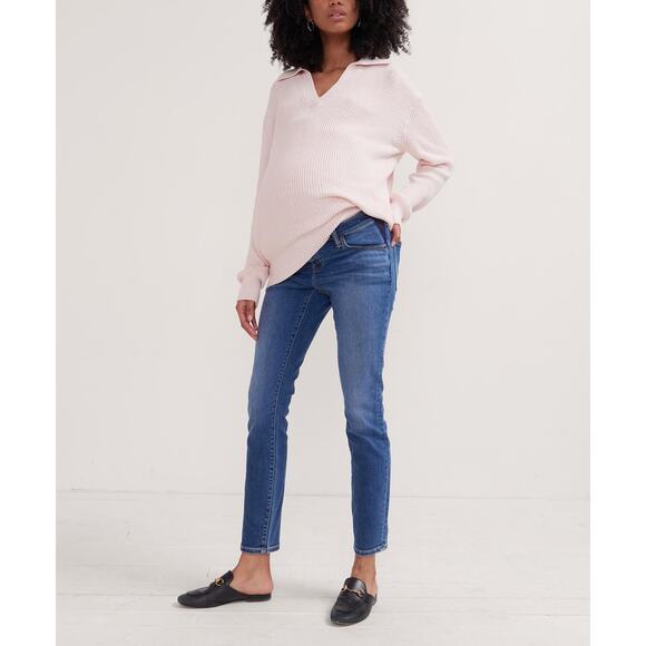 Hatch 'The Slim' Blue Maternity Denim Jean Size 26 - Picture 1 of 5